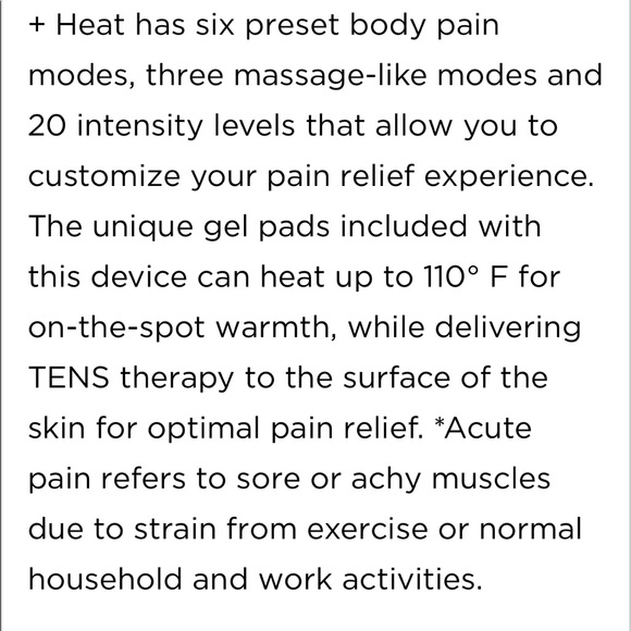 Omron Tens Therapy Pain Relief. Total Power + Heat - Picture 9 of 12